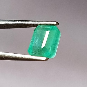 Piedra Preciosa Suelta de Esmeralda Verde Zambiana Natural, Corte Octogonal, Translúcida, de Lujo, Personalizada, 1.85 Quilates, 6mm, para Joyería - Product Image 2