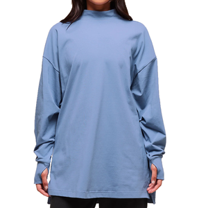 Bulk Women Oversized Long Sleeve <b>Tops</b> Streetwear <b>Tops</b> Custom Print Ready to Ship USA Buyers Factory Price USA - Product Image 1