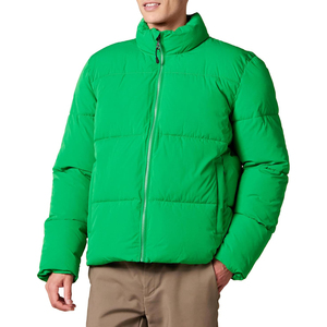 High Quality Men's Winter Puffer Jacket Custom Stand Collar with Hood Long Zipper Closure Casual Style Warm Outwear - Product Image 4