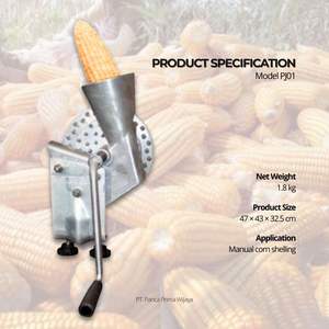 Décortiqueur de maïs manuel SAAM PJ01 de haute qualité |   Machine à décortiquer le maïs manuelle, capacité 100 kg/h, construction en alliage de fonte pour - Product Image 4