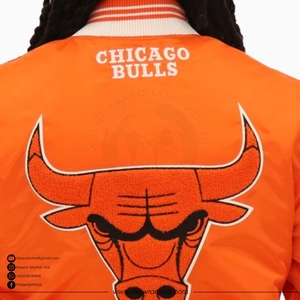 Custom Satin Bomber <b>Jacket</b> Team <b>Jackets</b> Embroidered Patchwork <b>Camo</b> Loose Fit Winter Streetwear <b>Jacket</b> OEM Wholesale - Product Image 6