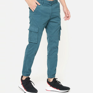 Pantalon cargo décontracté pour homme, prix d'usine, design personnalisé, délavé, ajustable, pour la vente en gros - Product Image 4