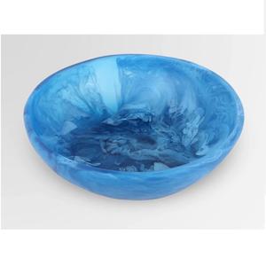 Bol à salade en résine polie fait main - Utilisation en cuisine et en restaurant, design classique de luxe, couleurs et logo personnalisés disponibles - Product Image 1