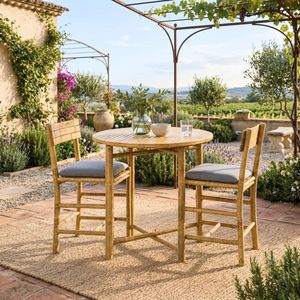 Ensemble de meubles de jardin en bambou naturel, fabrication artisanale, canapé, table et chaises d'extérieur, meubles durables du Vietnam - Product Image 2