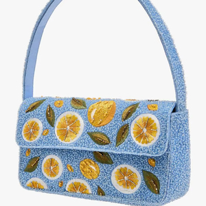 Hand-Beaded Leopard Pattern Zipper Closure Clutch Purse Evening <b>Bag</b> Handmade Bridal & Party Cross-Body Handbag - Product Image 1