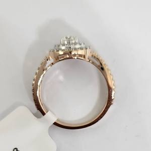 Anillo de Compromiso Solitario de Diamante Cultivado en Laboratorio, Oro Rosa de 14K, Diseño de Marca, Certificado IGI, 0.31 CT, Chapado en Rodio, G-H, para Mujer - Product Image 4
