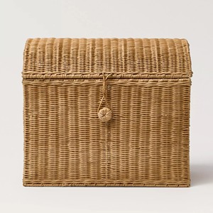 Coffres en rotin de différents designs, conteneurs de rangement pour l'organisation de la maison, grands paniers en osier - Product Image 1