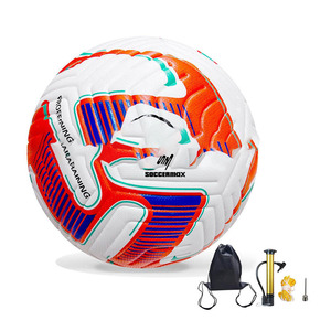 ลูกฟุตบอล PU อเนกประสงค์ ระดับมืออาชีพ ดีไซน์ไร้รอยต่อ ยืดหยุ่นสูง กันน้ำ ขนาด 5 แบบกำหนดเองได้ - Product Image 6