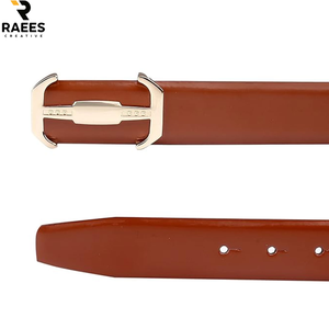 Ceinture en cuir pleine fleur marron de haute qualité, ceinture en cuir de vachette, logo personnalisé, ceinture en cuir véritable de luxe pour hommes - Product Image 4