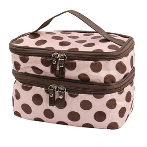 High Quality Women's PU Cosmetic <b>Case</b> Waterproof Travel <b>Makeup</b> Organizer Zipper Closure Colorful Eco-Friendly Bags - Product Image 1