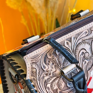 Bolsa de Viaje Ligera de Cuero Genuino Venus Leathers, para Mujeres y Chicas, Uso Diario - Product Image 5