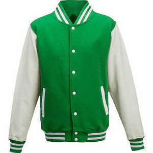 Unisex Bomber Varsity <b>Jacket</b> Casual Style Print Pattern <b>Plus</b> <b>Size</b> Windproof Wool Body Real <b>Leather</b> Sleeves Letterman Heating XL - Product Image 4