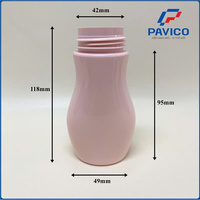 Botol busa Ombre 170ml kosong leher 42mm Dispenser sabun plastik botol busa dengan sikat dibuat di Vietnam