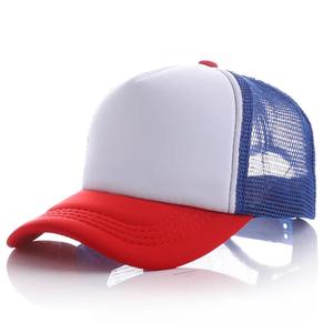 Gorra de béisbol de camuflaje de poliéster con 6 paneles y logotipo personalizado al por mayor, gorra de camionero unisex de malla ajustable con cierre a presión, deportiva de verano para papá - Product Image 3