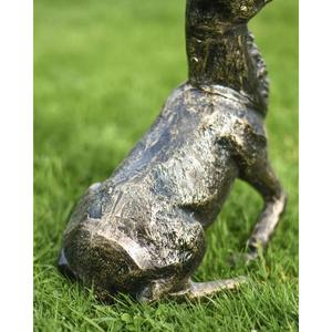 Antique <b>Bronze</b> Deer Statue Outdoor <b>Garden</b> Decoration Supplies Vintage Style Animal Sculpture Christmas Decoration For Home - Product Image 5