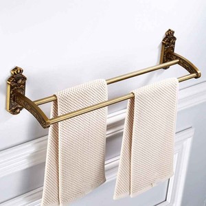 Porte-serviettes élégant en métal pour salle de bain, en acier inoxydable, à fixation murale - Product Image 4