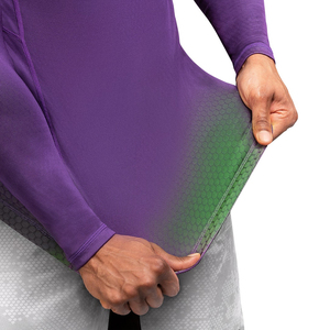Men’s <b>Athletic</b> Compression Shirt Stretch Performance Workout Top for Gym Fitness Running Training Sports MMA Basketball Football - Product Image 5