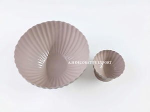 Ensemble de vases à fleurs cannelés en métal côtelé pour centre de table de mariage, pot de fleurs décoratif moderne pour la décoration intérieure de luxe - Product Image 2