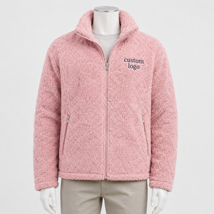 Custom <b>Men's</b> <b>Sherpa</b> <b>Jacket</b> Premium Warm Fleece Lining Stylish Casual Outdoor <b>Jacket</b> with OEM Size Private Label Wholesale - Product Image 1