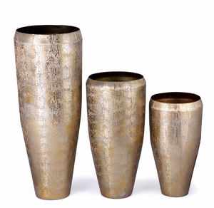 Vase à fleurs moderne en aluminium de grande taille, très vendu, vase de sol de luxe pour les mariages, les fêtes, la décoration de la table et des côtés de la pièce - Product Image 1