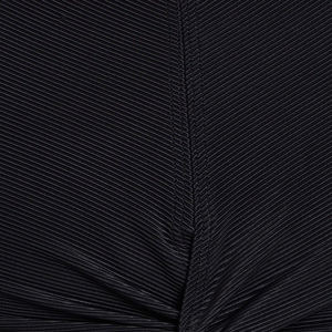 Soutien-gorge de sport noir torsadé à col montant, haut de yoga et de fitness sans coutures pour femme - Product Image 5