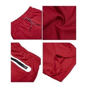 Shorts de sport pour hommes, en nylon et polyester, respirants, à séchage rapide, avec taille élastique, personnalisables en gros, pour l'entraînement, la course et la gym - Product Image 4
