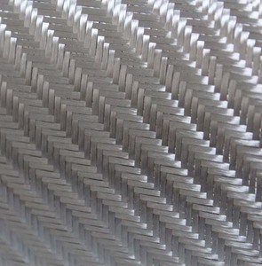 Tissu en fibre de carbone à haute densité de tissage en sergé argenté - Product Image 2