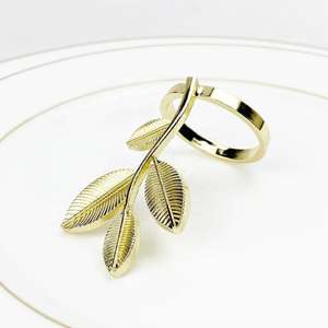 Anillos para Servilletas de Acero Inoxidable de Alta Calidad, Duraderos y Resistentes al Óxido, Decoración para Mesa de Comedor para Hoteles y Restaurantes - Product Image 3