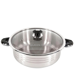 หม้อสแตนเลสทรงกลมสีน้ำเงินสุดหรูทันสมัยสำหรับเครื่องครัว โรงแรม และร้านอาหาร - Product Image 3