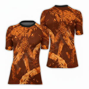 เสื้อรัดรูปสั่งตัดคุณภาพสูงสำหรับขายส่ง แขนสั้น เหมาะสำหรับ MMA BJJ ตกปลา ฟิตเนส - Product Image 6