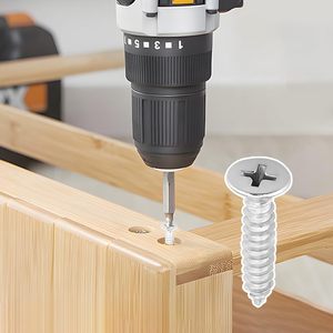Tornillos Métricos ISO de Acero al Carbono Galvanizado en Zinc, Fabricante OEM, M4-M10, Clase 4.8 6.8, para Madera y Paneles de Yeso - Product Image 2