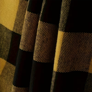 High Quality <b>Flannel</b> <b>Jacket</b> For Adult Black Yellow Box Printed Warm Outdoor And Casual Winter Wear Fashion Soft <b>Flannel</b> Coat - Product Image 5