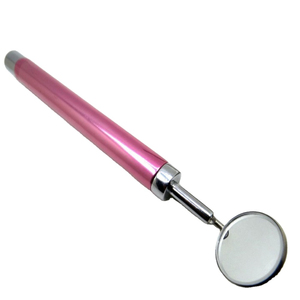 Espejo Dental de Acero Inoxidable de Alta Calidad con Mango Rosa, Luz Brillante Manual, Reutilizable, Desmontable, Grado A+, Instrumentos con Certificación CE - Product Image 2