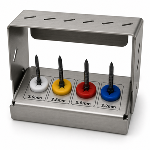 Kit de Implantes Dentales de Clase I de Tres Piezas y Cuatro Soportes de Chun Tara Industries, Manual, Certificado CE, Fácil Colocación Quirúrgica - Product Image 1