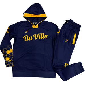 Conjunto Deportivo Oversize de Felpa de Algodón 380 GSM para Hombre, Sudadera con Capucha de Algodón 320 GSM y Pantalones Jogger, Ropa Urbana, Logotipo Personalizado, OEM, Venta al Por Mayor - Product Image 2