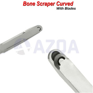 Implant Bone Scraper Curved Dental Bone Grafting Instrument for Implant Surgery Stainless Steel Oral Surgical Tool - Product Image 3