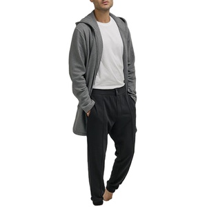 Basiques en gros meilleure vente qualité supérieure respirant hommes grande taille hiver polaire 100% coton personnalisé imprimé brodé - Product Image 4