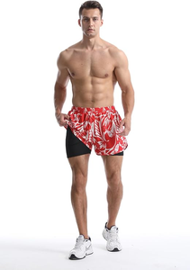 Pantalones Cortos Deportivos para Hombre, hasta la Rodilla, con Bolsillos, Secado Rápido, Cintura con Cordón Ajustable, Estilo Casual - Product Image 3