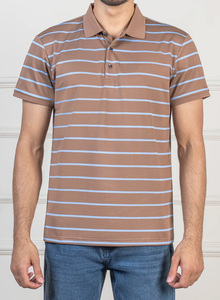 เสื้อยืดผู้ชายคุณภาพสูง พรีเมียม สีพื้น ผ้าวาฟเฟิล โพลีเอสเตอร์/คอตตอน ติดกระดุม แห้งเร็ว ยืดหยุ่นได้ - Product Image 3