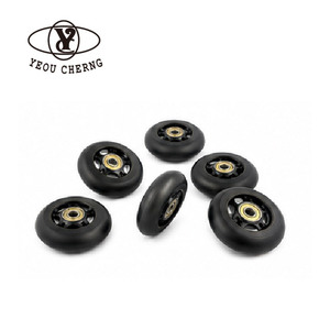 Customized 76x24mm 78A PU Luggage <b>Wheels</b> Replacement Parts for <b>Suitcase</b> Trolley Bag Travel Case OEM Factory Supply - Product Image 5