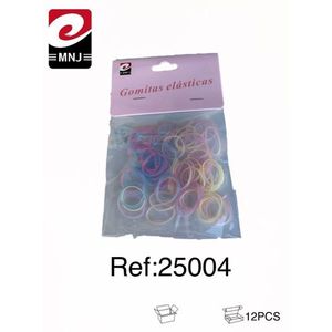 Elastici per capelli Mnj, 12 pezzi, elastici colorati per donne e ragazze - Product Image 1