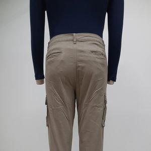 Pantalones Largos de Sarga Elástica para Hombre, Corte Ajustado, Casuales, Cómodos, Tejido Flexible, Perfectos para la Oficina, Viajes y Uso Diario Elegante - Product Image 4