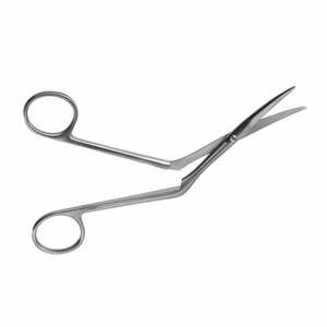 Ciseaux nasaux angulaires Medic Instrument TC 10,5 cm avec manche or et noir, alimentation manuelle, vente en gros par SurgiRight - Product Image 2