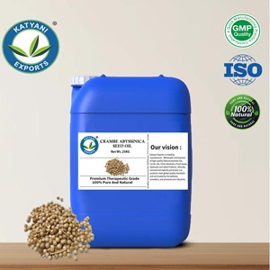 Huile de graines de Crambe Abyssinica naturelle certifiée ISO GMP, pure, pressée à froid, en vrac B2B - Pour les formulations de soins personnels - Product Image 1