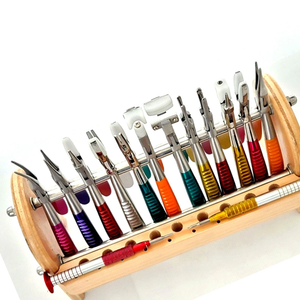 Ensemble d'outils optiques de qualité supérieure pour opticiens allemands, 14 pièces, pinces optiques, avec support, acier inoxydable, kit de précision professionnel - Product Image 5