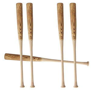 WARPRO INDUSTRY Bate de Béisbol de Madera Blanco con Nervaduras, 1 Pieza, 28 Pulgadas, Duradero, 0.3-0.5 kg, Equipo de Entrenamiento para Principiantes - Product Image 5