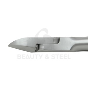 Professional Satin Stainless Steel Cuticle Nippers Precision Nail <b>Trimmer</b> Double Spring For Salon Manicure Pedicure - Product Image 5