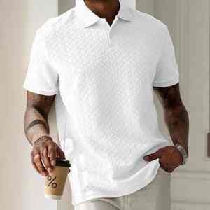 Vente en gros de t-shirts à manches courtes personnalisés pour hommes, 100% polyester, vêtements décontractés pour chemises unisexes - Product Image 5