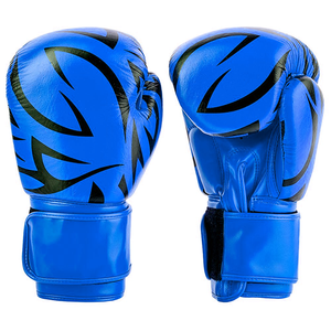 Gants de boxe professionnels en cuir de vachette de qualité supérieure pour hommes, femmes et adultes - Gants légers, respirants et anti-humidité avec fermeture à crochet - Product Image 4