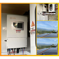 Kit Surya Hibrida Lengkap 12KW 16KWH Sistem Penyimpanan Energi Inverter Solis Fase Tunggal Baterai LiFePO4 Panel PV